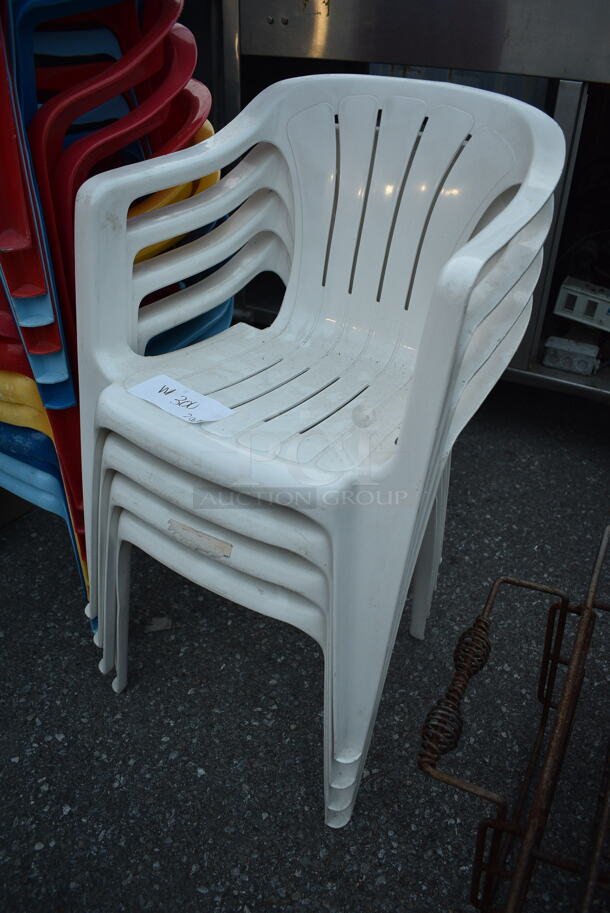 19 Various Poly Patio Arm Chairs. 19 Times Your Bid! - Image 3 of 4