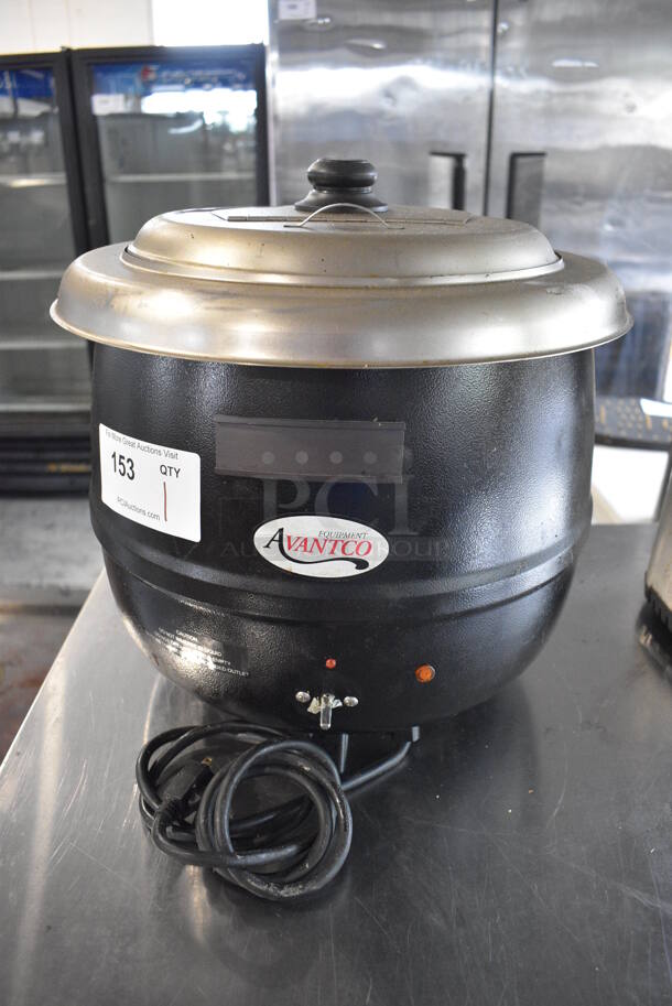 Avantco Model 177S600 Metal Commercial Countertop Soup Kettle Food Warmer. 110 Volts, 1 Phase. 15x15x16. Tested and Working! - Image 1 of 5