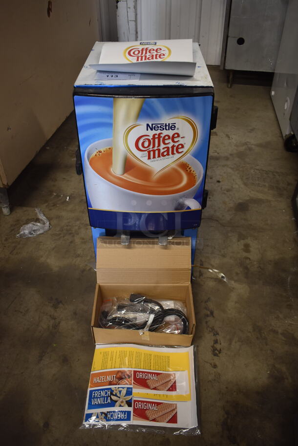 BRAND NEW IN BOX! Silver King SKNES2B Commercial Countertop Cream Dispenser. 115V. Tested And Working!  - Image 1 of 7