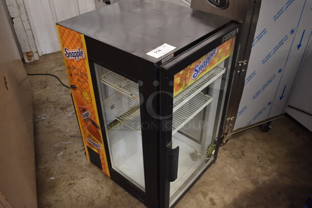 Beverage-Air UR30GE Commercial Countertop Black Display Cooler With Polycoated Shelves. 115V, 1 Phase. Tested and Working! - Image 2 of 5
