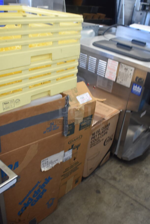 ALL ONE MONEY! 1 Box of Cups, 1 Box of Lids, 1 Box of Bins for Cappucino Machine and 2 Dishwasher Racks - Image 2 of 5