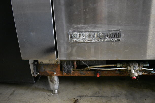 American Range Stainless Steel Commercial Natural Gas Powered 6 Burner Range w/ Oven. 36x30x36 - Image 6 of 6