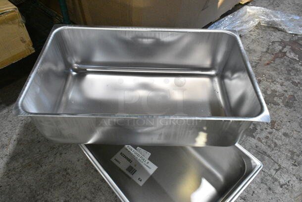 3 BRAND NEW SCRATCH AND DENT! Stainless Steel Full Size Bins Including 92290082 Vollrath 90082 Super Pan 3® Full Size 8" Deep Anti-Jam Stainless Steel Steam Table / Hotel Pan - 22 Gauge,  - Image 3 of 5