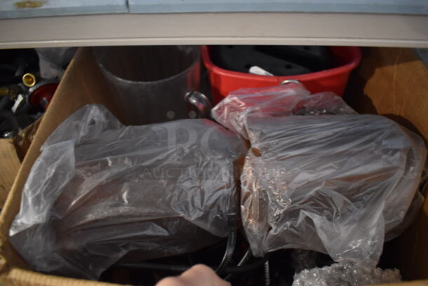 ALL ONE MONEY! Tier Lot of Various Items Including Poly Pitchers, Parts, and Casters - Image 4 of 6