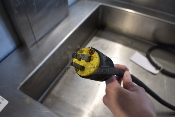 Stainless Steel Commercial Floor Style Portable Buffet Station w/ Tray Slide on Commercial Casters. 52x40x55. Tested and Powers On But Does Not Get Cold - Image 5 of 5