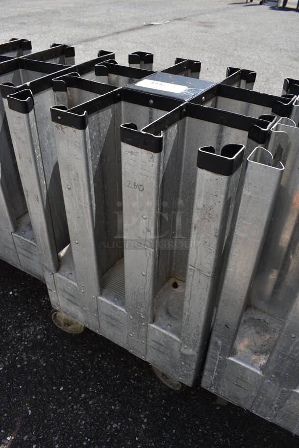 Metal Commercial Dish Cart on Commercial Casters. 19x19x32 - Image 2 of 4