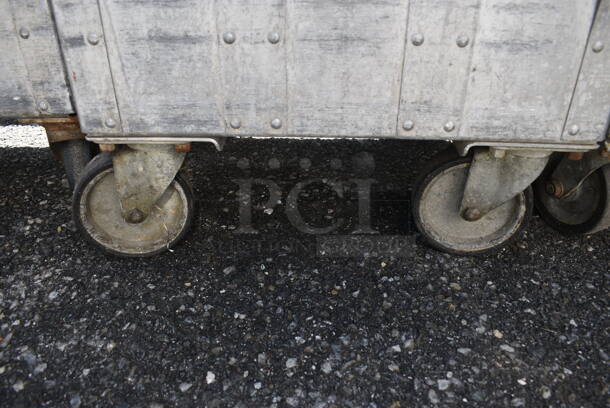 Metal Commercial Dish Cart on Commercial Casters. 19x19x32 - Image 4 of 4
