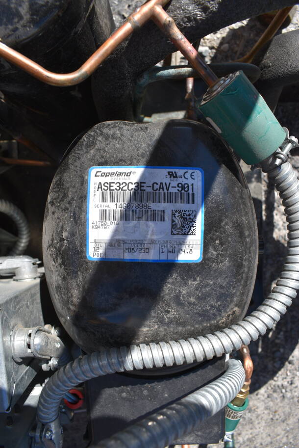 Copeland ASE32C3E-CAV-901 Metal Commercial Compressor. 208/230 Volts, 1 Phase. 19x24x12 - Image 4 of 5