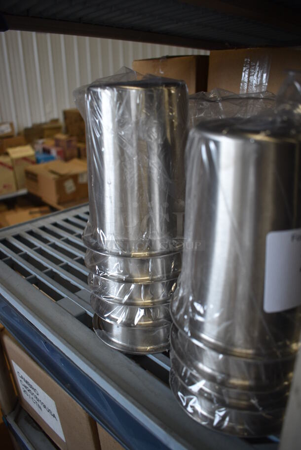 9 BRAND NEW! Stainless Steel Bins. 4.5x4.5x5.5. 9 Times Your Bid! - Image 2 of 2