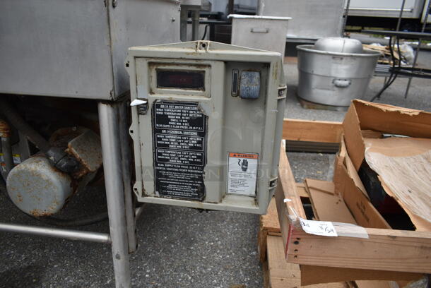 Hobart AM14C Stainless Steel Commercial Corner Pass Through Dishwasher. 208-230 Volts, 3 Phase.  - Image 4 of 11