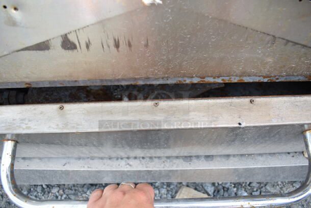 2 Morello Stainless Steel Commercial Natural Gas Powered Single Deck Pizza Ovens w/ Cooking Stones. 2 Times Your Bid! - Image 7 of 9