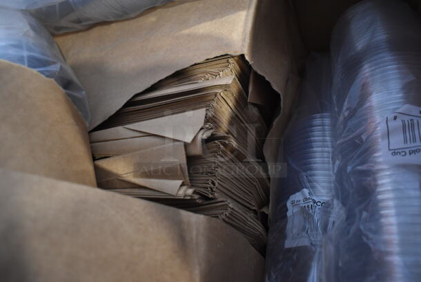 ALL ONE MONEY! Lot of Various Paper Products Including Brown Paper Bags - Image 4 of 4