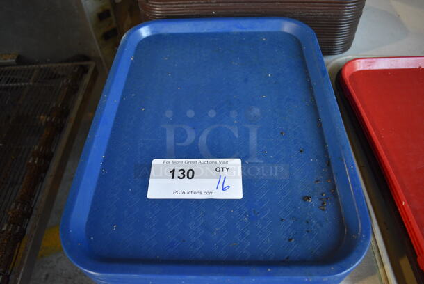 16 Blue Poly Trays. 16.5x12x0.5. 16 Times Your Bid! - Image 3 of 3