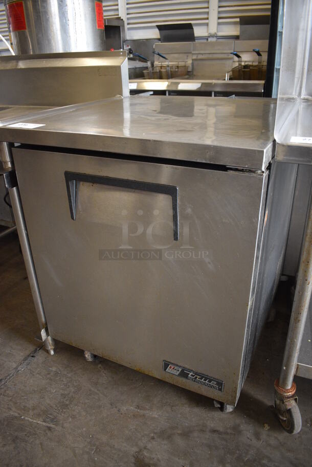 2011 True Model TSSU-27-12M-B Stainless Steel Commercial Single Door Undercounter Cooler on Commercial Casters. 115 Volts, 1 Phase. 27.5x30x36. Tested and Working! - Image 2 of 5