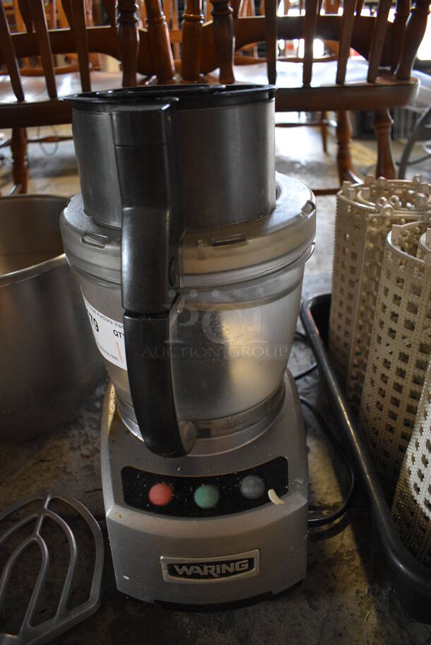 Waring Metal Countertop Food Processor w/ Grating Blade. 9x11x18. Tested and Working! - Image 1 of 4