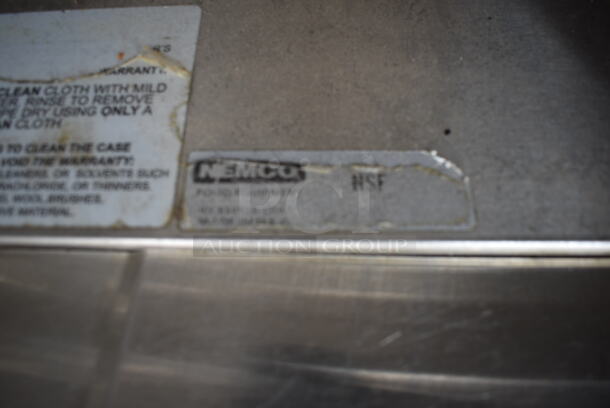 Nemco Commercial Stainless Steel Countertop Dry Good Display Case.  - Image 5 of 5