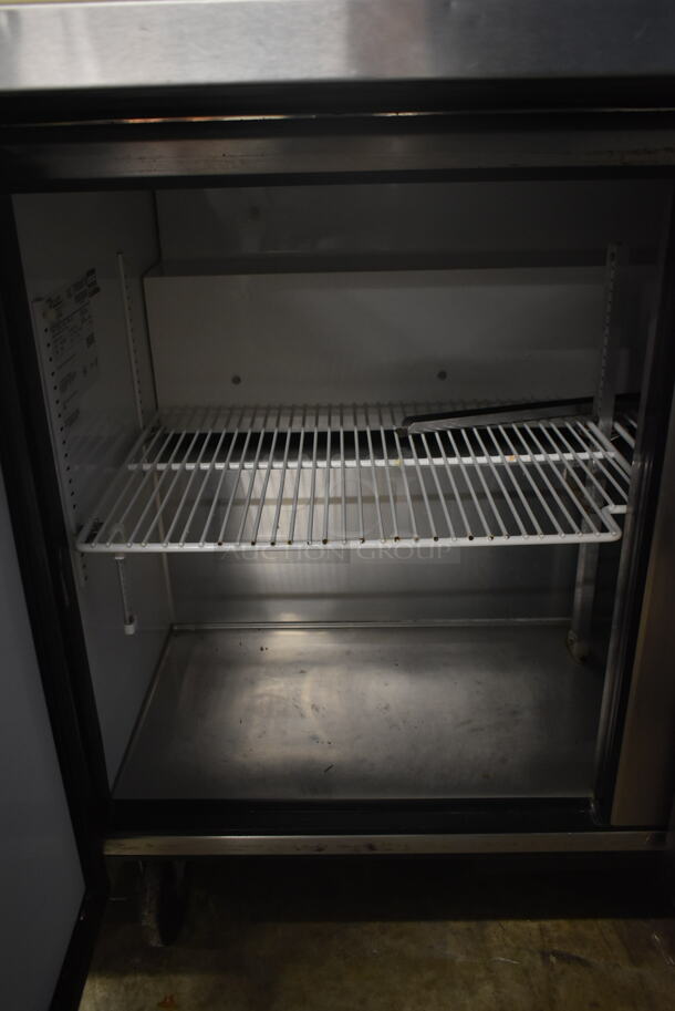 2014 True TSSU-48-12M-B Stainless Steel Commercial Sandwich Salad Prep Table Bain Marie Mega Top on Commercial Casters. 115 Volts, 1 Phase. Tested and Working! - Image 4 of 6