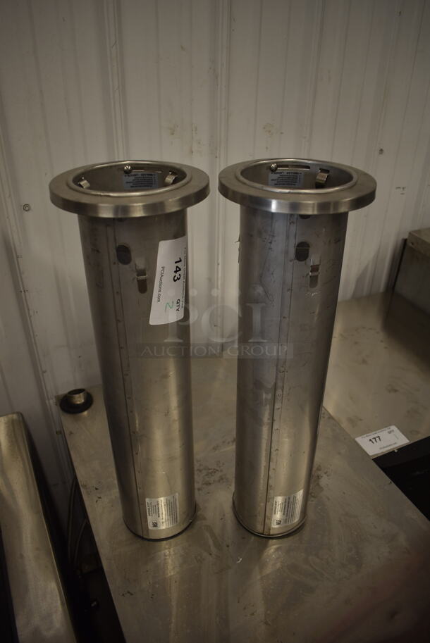 Dispense-Rite ADJ-2 Commercial Stainless Steel Drop-In 2 Cup Dispenser. 2 Times Your Bid! 