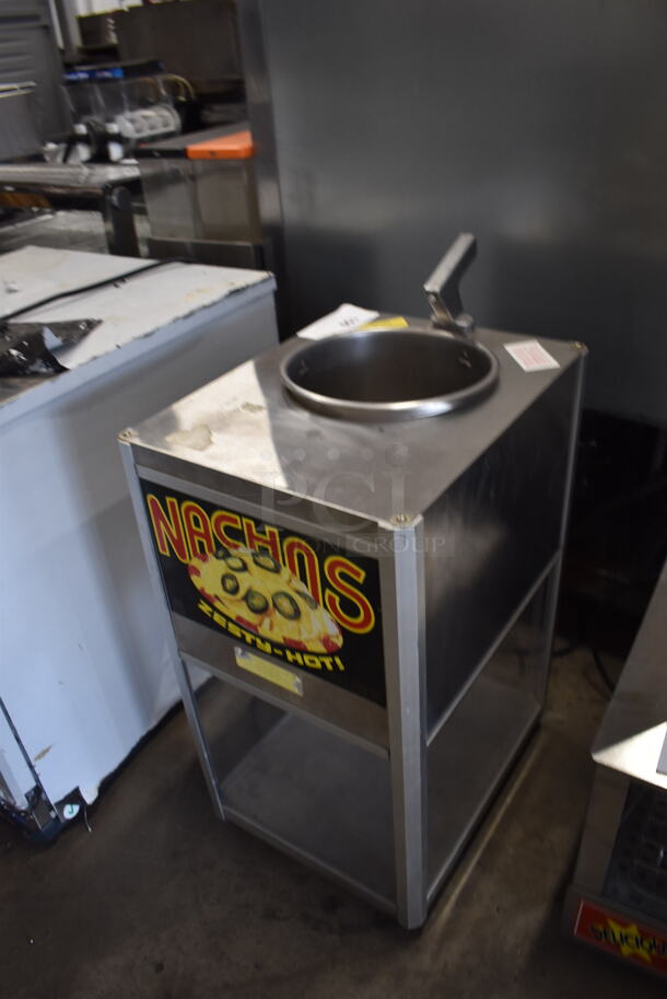 Gold Metal 2206 Commercial Stainless Steel Countertop Chip And Cheese Combination Merchandiser Warmer. 120V. Tested and Working! - Image 3 of 6