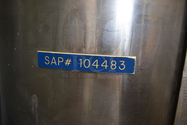 Glasco Products XTB-1007 Stainless Steel Commercial Floor Style Mixing Tank. - Image 6 of 8