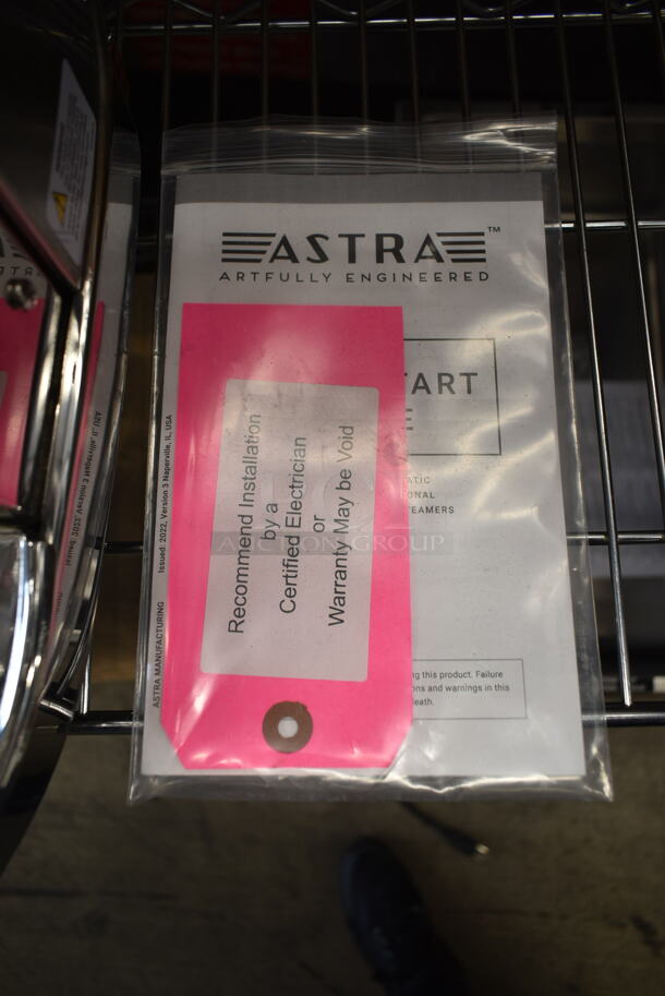 BRAND NEW SCRATCH AND DENT! 2022 Astra STS1300 Stainless Steel Commercial Countertop Milk Steamer Frother. 110 Volts, 1 Phase.  - Image 4 of 8