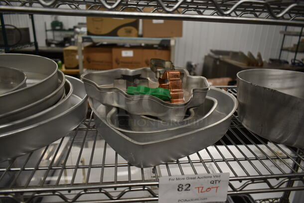 ALL ONE MONEY! Tier Lot of Various Items Including Metal Round Cake Pans and Sauce Pan - Image 3 of 4