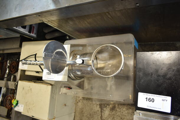 ZY-SB130 Metal Commercial Countertop Sno Cone Machine on Clear Poly Merchandising Case. 110 Volts, 1 Phase. Tested and Working! - Image 8 of 8