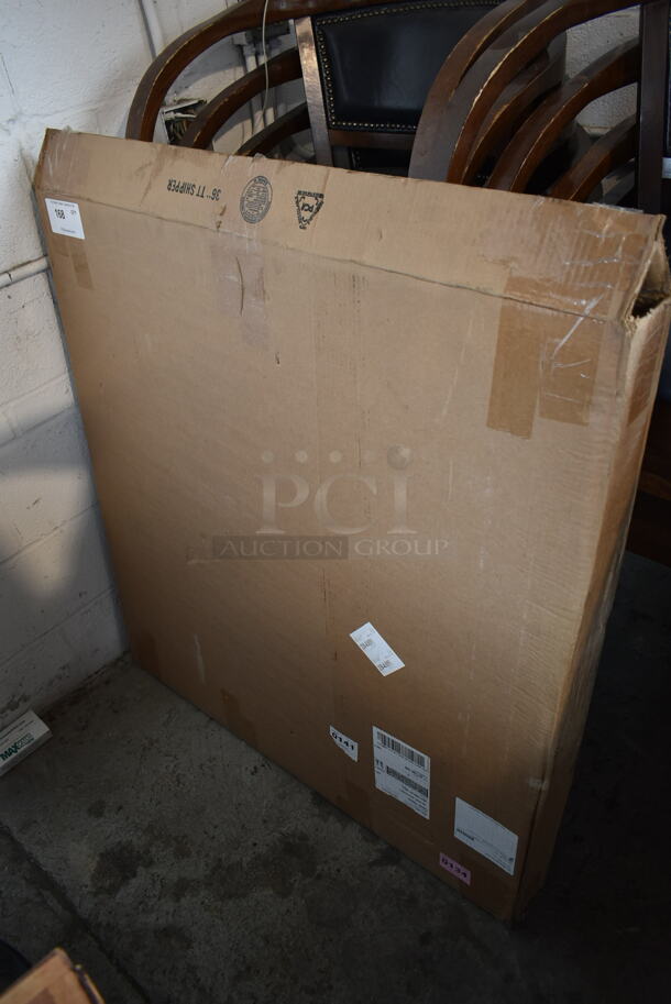 BRAND NEW IN BOX! Holland Outdoor EnduroTops Stone Pattern Round Tabletop. - Image 2 of 8