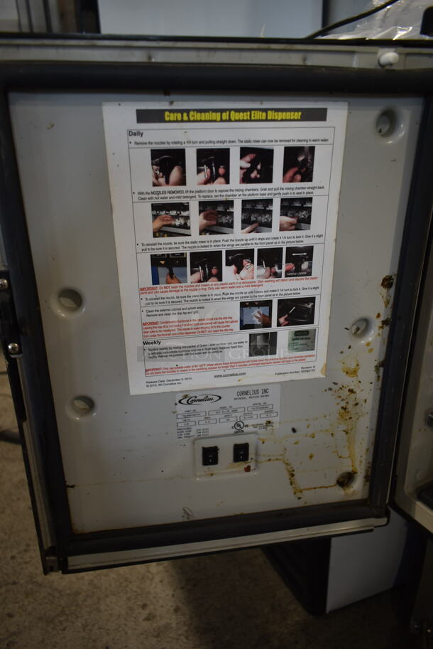 Cornelius QST ELITE 4000 Metal Commercial Countertop Drink Dispenser. 115 Volts, 1 Phase. Cannot Test Due To Missing Power Cord - Image 10 of 11