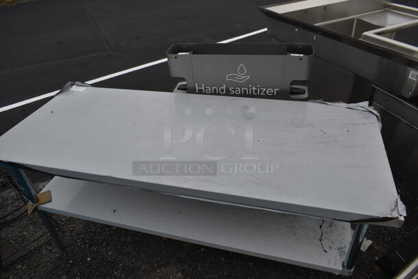 BRAND NEW SCRATCH AND DENT! Stainless Steel Commercial Table w/ Under Shelf. - Image 2 of 4