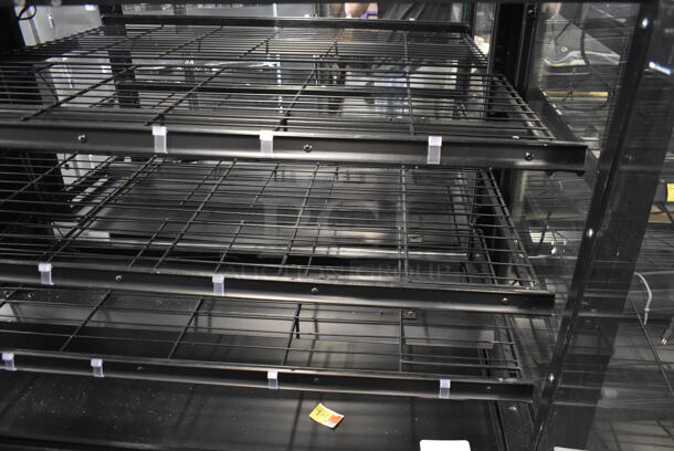 Metal Commercial Floor Style Bakery Display Case Merchandiser on Commercial Casters. Casters Have Damage. - Image 5 of 9