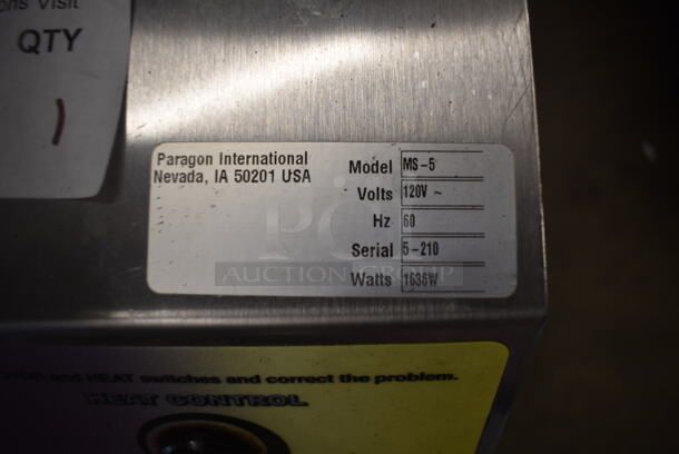 Spin Magic MS-5 Commercial Stainless Steel Countertop Cotton Candy Machine.  120V. Tested and Working! - Image 5 of 5