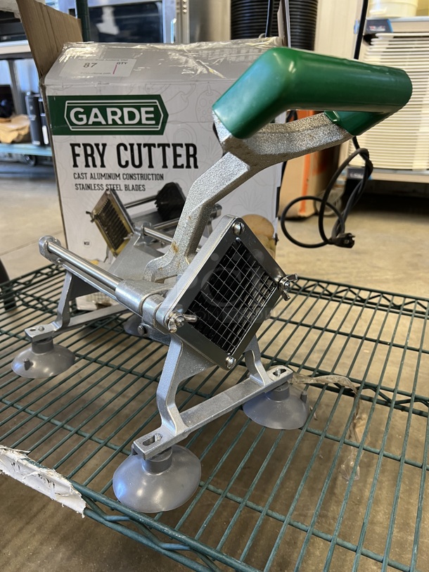 Garde Metal Commercial Countertop French Fry Cutter. Unit Was Only Used a Few Times. 9x13x13