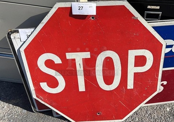 STOP Metal Sign 