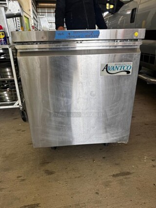 Avantco 178TUC27F Undercounter Freezer|27X30X36 Tested & Working!