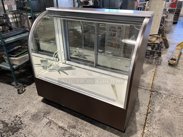 Metal Commercial Floor Style Chocolate Display Case Merchandiser. 48x24x49. Tested and Working! - Image 7 of 7