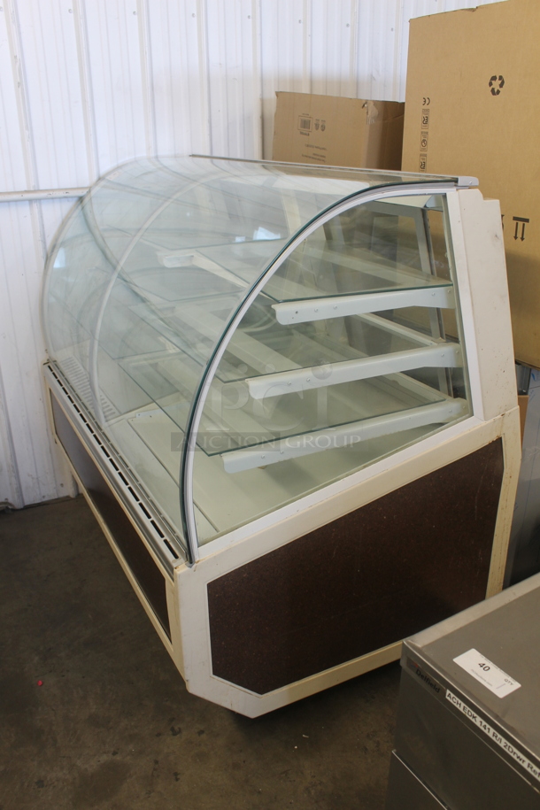 Federal Industries SN59-3SC-2 Series '90 Double-Curved Glass Dual Zone Refrigerated Bakery Case. 120 Volts, 1 Phase. Tested and Powers On But Does Not Get Cold
 - Image 2 of 7