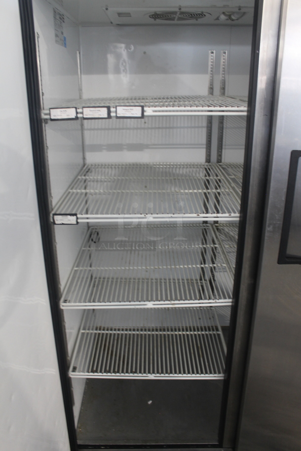 2013 True TG2R-2S Stainless Steel Commercial 2 Door Reach In Cooler w/ Poly Coated Racks. 115 Volts, 1 Phase. Tested and Working! - Image 5 of 8