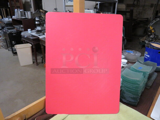 One 18X24 Red Cutting Board. - Image 1 of 1