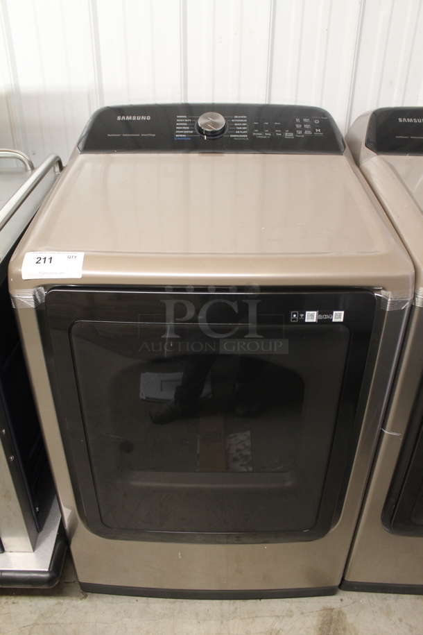 BRAND NEW SCRATCH AND DENT! 2022 Samsung DVG52A5500C Metal Gas Powered Front Load Dryer. 20,000 BTU. - Image 1 of 4