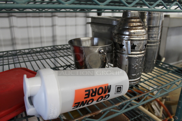 ALL ONE MONEY! TWO TIER LOT of Various Items Including Metal Bucket and Dough Cutter. - Image 2 of 4