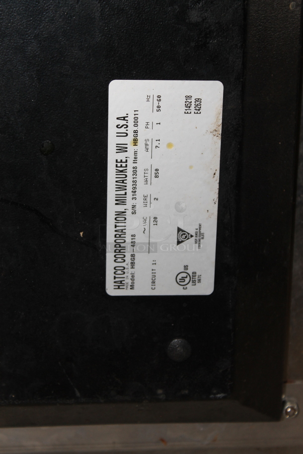 Hatco HBGB-4818 Metal Commercial Warming Shelf. 120 Volts, 1 Phase.  - Image 3 of 4