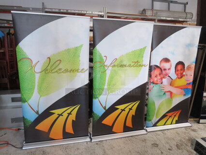One Lot Of 3 Backdrops.