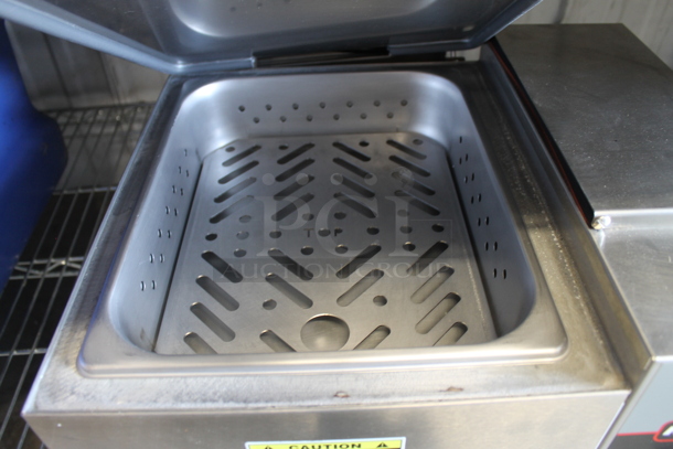 Nemco 6600 Stainless Steel Commercial Countertop Super Shot Steamer. 120 Volts, 1 Phase. Tested and Does Not Power On - Needs New Power Switch - Image 2 of 6