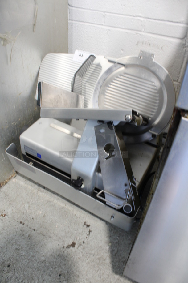 Bizerba Model 1180907 Stainless Steel Commercial Countertop Meat Slicer. 120 Volts, 1 Phase. 25x23x25. Tested and Does Not Power On - Image 3 of 9