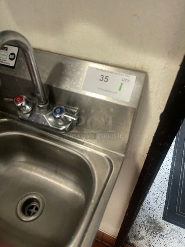 Nice! Krowne HS-2 Commercial Stainless Steel Hand Sink NSF - Image 6 of 7