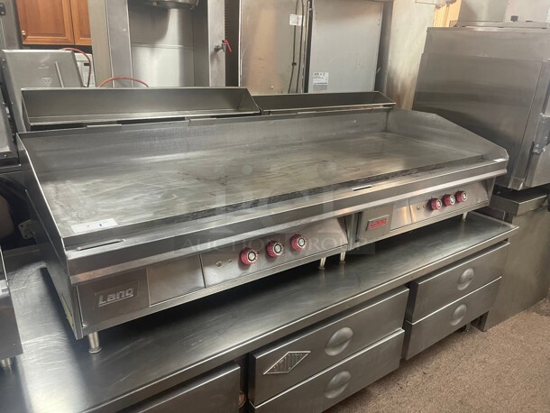 Fully Refurbished! Lang Star Commercial Flat Griddle Grill Eclectic 220 Volt 3Phase Tested and Working! 