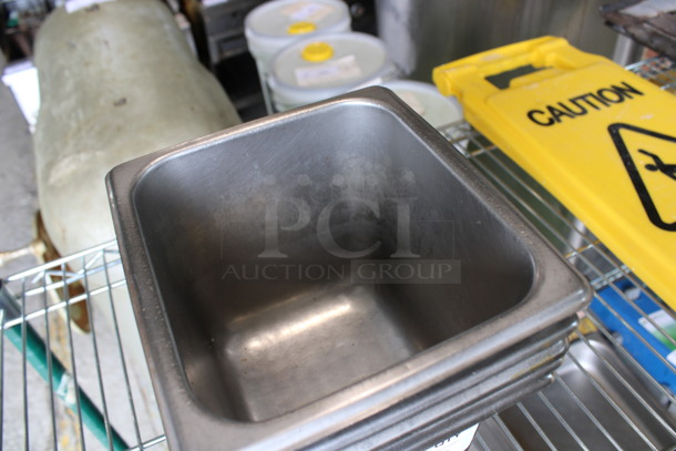 5 Stainless Steel 1/6 Size Drop In Bins. 1/6x6. 5 Times Your Bid! - Image 3 of 3
