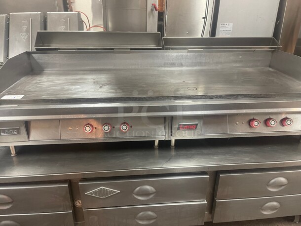 Fully Refurbished! Lang Star Commercial Flat Griddle Grill Eclectic 220 Volt 3Phase Tested and Working!  - Image 2 of 6