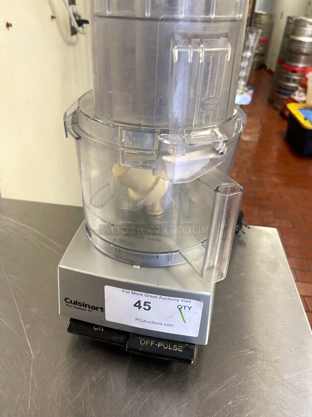 Working! Cuisinart Cup Pro Custom 11 Commercial Food Processor With 625 Watt Motor And Extra Large Feed Tube 115 Volt NSF Tested and Working! - Image 1 of 10